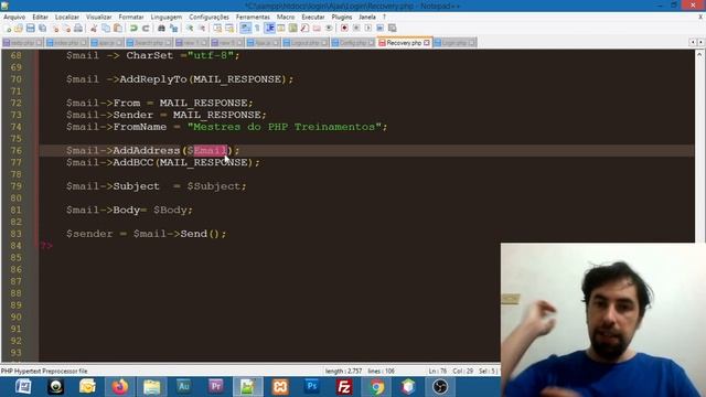 Sistema de Login Completo PHP Ajax - Aula 8 Sistema Configuração do E mail PHP смотреть онлайн