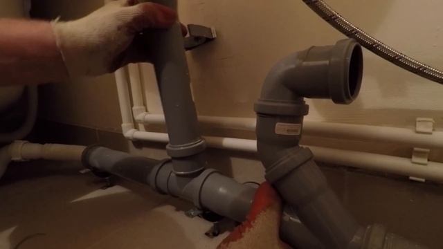 Установка Стиральной машинки. Канализация. Часть 1 смотреть онлайн