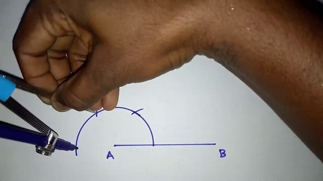 How to construct 150 degree angle with compass..... смотреть онлайн