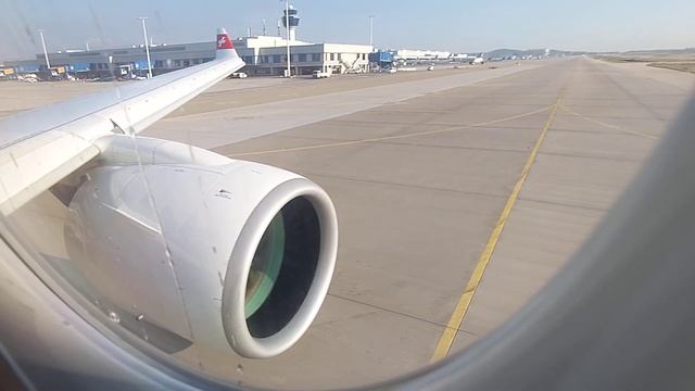 Swiss Airbus A220-300 Takeoff at Athens International Airport (ATH) смотреть онлайн