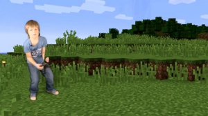 Аа, где я, кажется я в мире Майнкрафт (оригинал)