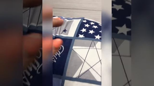 Подушка для беременных Квадраты на синем смотреть онлайн