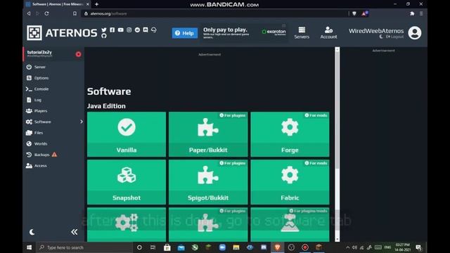 INSTALLING ONEPLAYERSLEEP IN ATERNOS | MINECRAFT JAVA | FREE | MINECRAFT смотреть онлайн