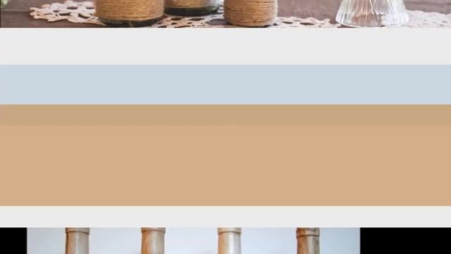 Стильный декор из бутылок своими руками смотреть онлайн