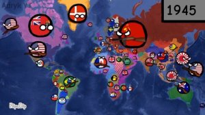 World Histroy! using Google Maps (1900-2022) Countryballs