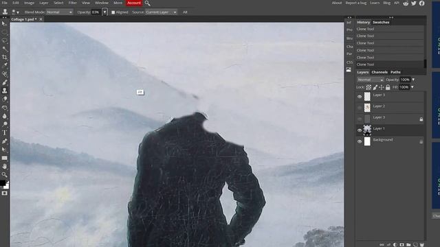 Tutorial Collage Digital en Photopea (Photoshop online) смотреть онлайн