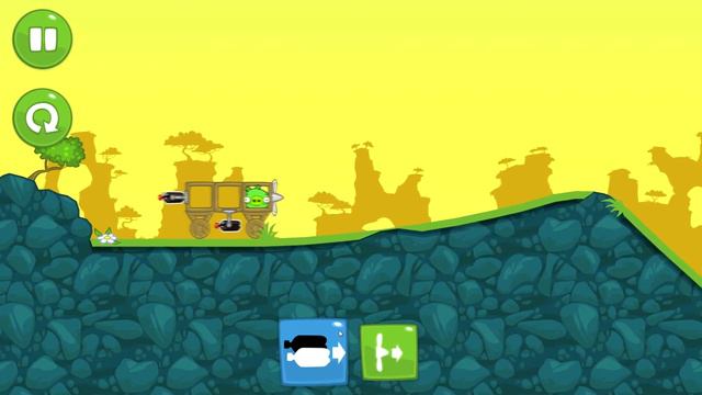 Bad Piggies When Pigs Fly 3 star Walkthrough 2-19 level смотреть онлайн