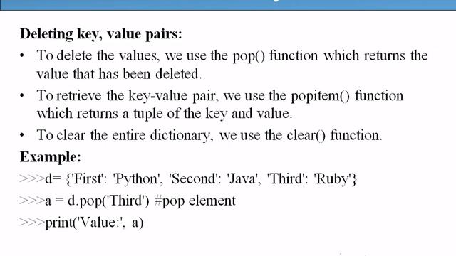 Python- Data Structure-Dictionary-II смотреть онлайн