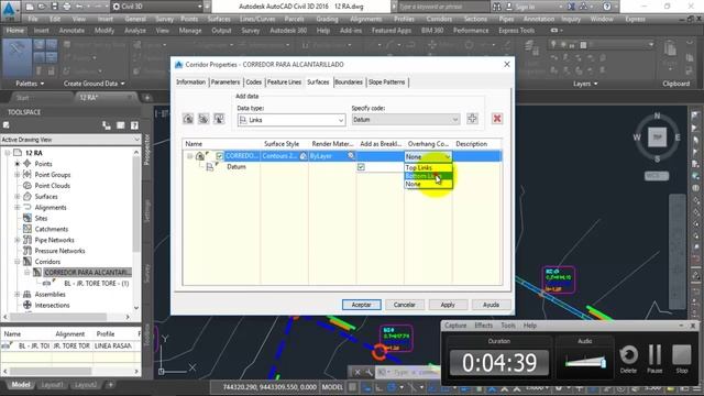 AUTOCAD CIVIL 3D 2016 REDES DE ALCANTARILLADO PARTE 15 смотреть онлайн