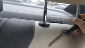 Как снять подголовники на авто VAG группы, Volkswagen, Audi, Škoda