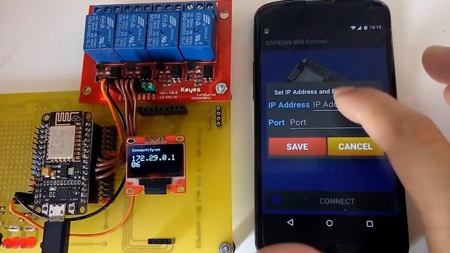 ESP8266 WiFi Control with Android App. смотреть онлайн