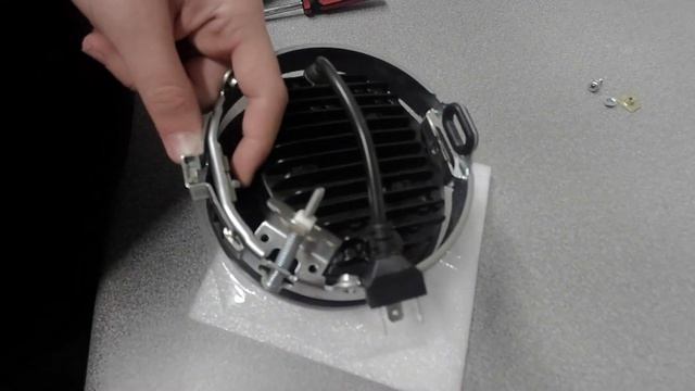 Install Honda Fury, Daymaker Style LED Headlight For The Honda VT1300 Sabre, Interstate, & Statelin