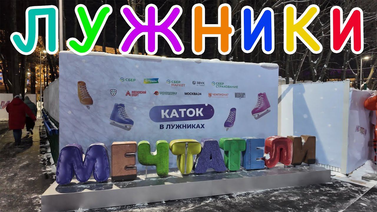 Сходили на каток в Лужниках смотреть онлайн