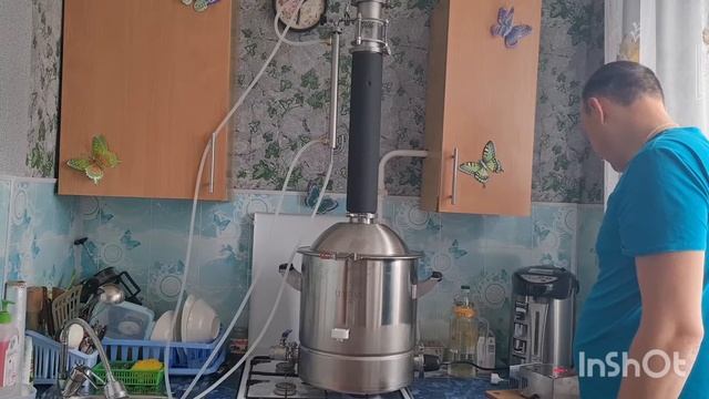 Сборка колоны и перегон с одной царгой Люксталь 8м смотреть онлайн