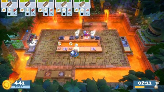 Overcooked! All You Can Eat - The Ever Peckish Rises 2-2 4 Star (2 Player Co-op)