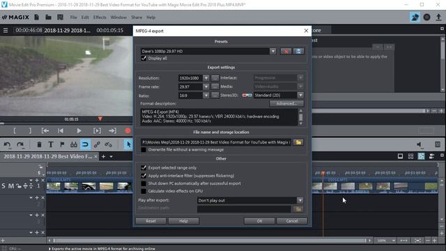 Best Video Format for YouTube with Magix Movie Edit Pro 2019 Plus MP4 смотреть онлайн