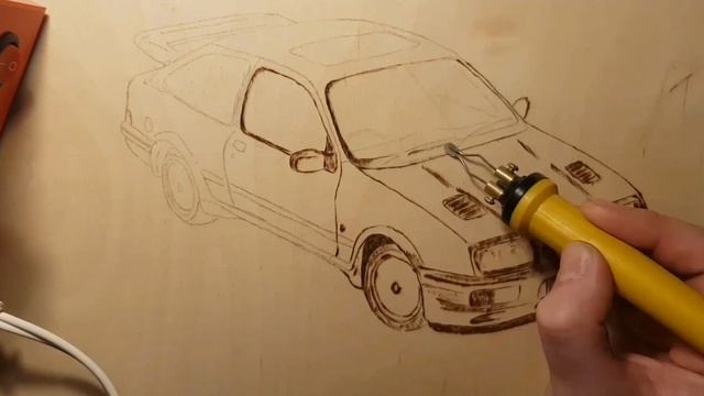 #Ford #Sierra #RS #Cosworth burning art by J m Arts ( not for kids) смотреть онлайн
