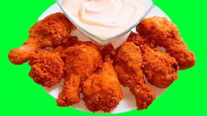 Хрустящие куриные ножки в панировке. Во Фритюре.