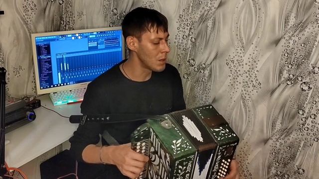 Шикарная песня ПРОЩАЛЬНОЕ ТАНГО( Спустилась ночь) - Алексей Кракин / под гармонь смотреть онлайн