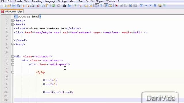 How to add two numbers in php смотреть онлайн