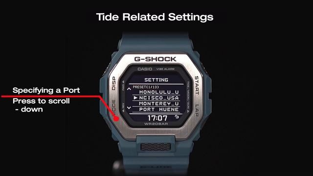 GBX-100 G-Shock Module 3482 -Tide & Moon related Set, Port Choice, User profile Create - TUTORIAL смотреть онлайн