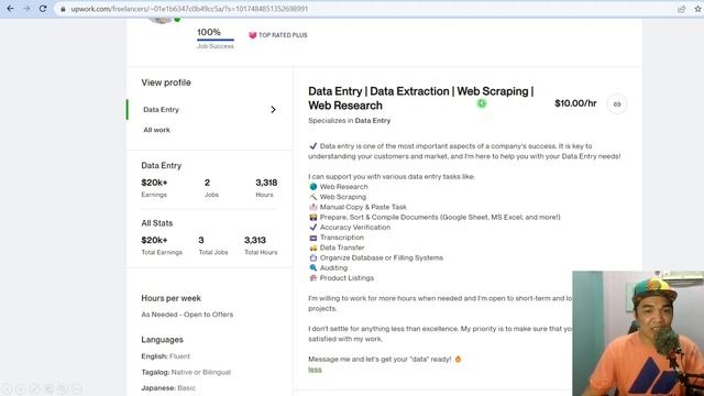 ONLINE JOBS Paano Gumawa Ng Professional DATA ENTRY Profile Work From Home Homebased Job Philippine смотреть онлайн