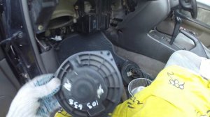Замена мотора печки NISSAN
