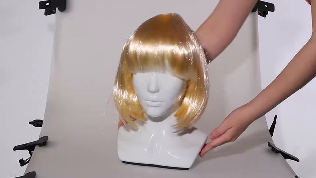 Фиолетовый короткий парик «Трикси» / Обзор смотреть онлайн