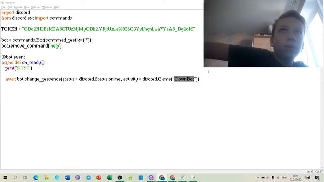 Пишем бот на питоне #1 смотреть онлайн