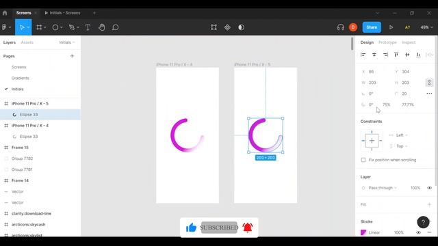 Circle Loading Animation in Figma - Design & Prototype смотреть онлайн