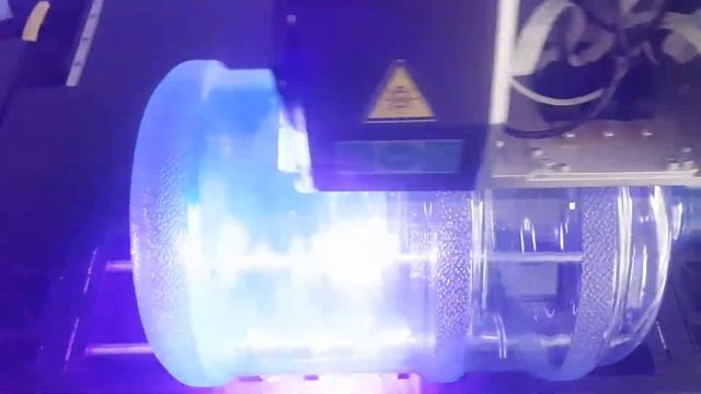 Планшетный УФ принтер LinkPrint FB690. Пример печати на цилиндрической поверхности. смотреть онлайн