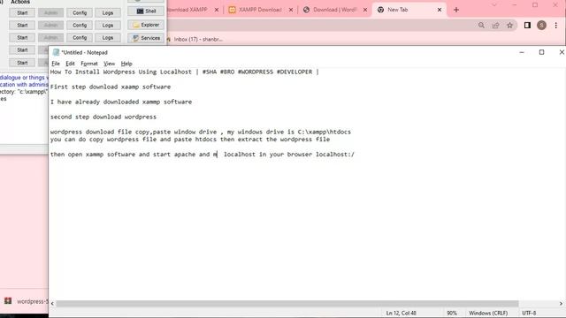 How To Install Wordpress Using Localhost #SHA #BRO #WORDPRESS #DEVELOPER смотреть онлайн
