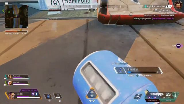 APEX LEGENDS TRIOS SEASON 8 SPITFIRE EVA 8 AUTO COMBO CHAMPION SQUAD APEX LOBA & LIFELINE GAMEPLAY смотреть онлайн