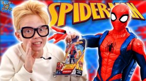 РАСПАКОВКА ЧЕЛОВЕКА-ПАУКА - МАКС СПАСАТЕЛЬ ИГРУШЕК?