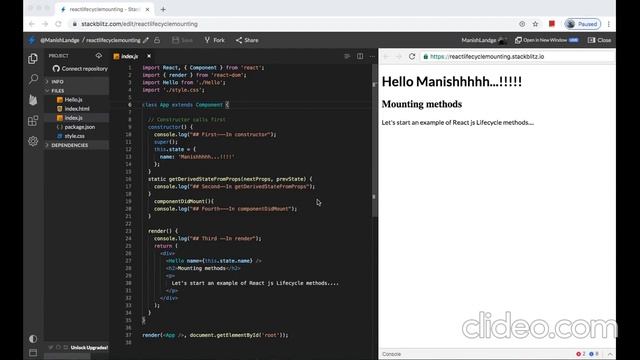 Life Cycle methods of React JS - Part -2 смотреть онлайн