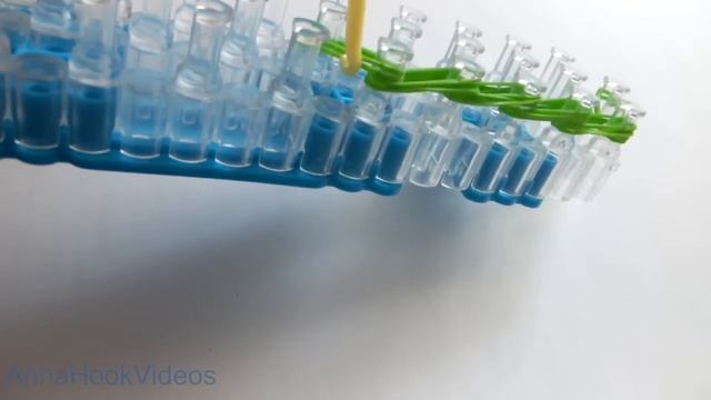 Фигурка из резинок ОГУРЕЦ. Как сплести фигурки из резинок на станке rainbow loom смотреть онлайн