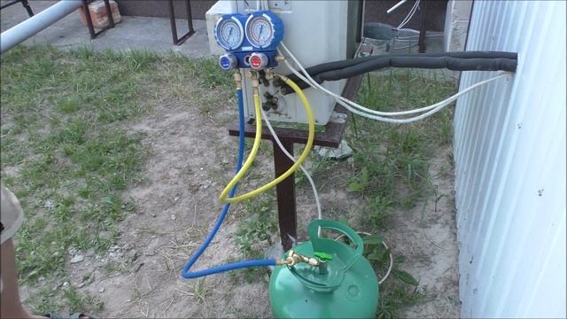 Эвакуация фреона из кондиционера. Как скачать фреон в баллон из кондиционера?