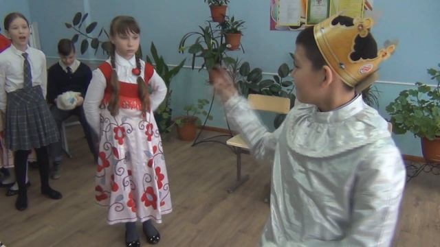 А С Пушкин. Сказка о царе Салтане...Фрагмент инсценировки. 5А класс. смотреть онлайн