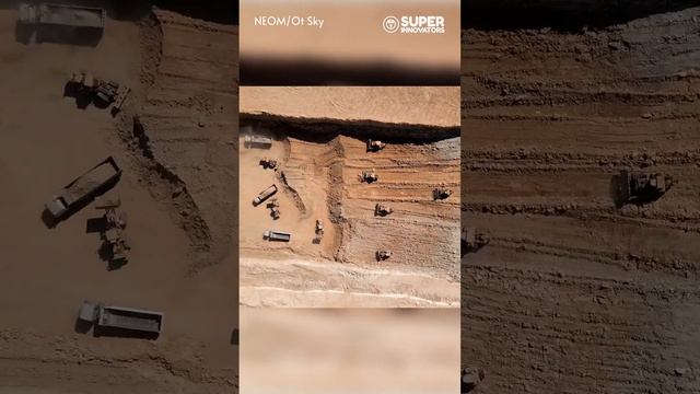Saudi Arabia begins construction of futuristic 170km linear city in desert смотреть онлайн