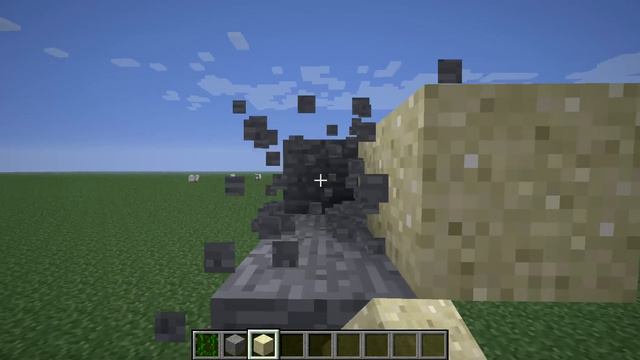 Делаем висячий песок в Minecraft смотреть онлайн