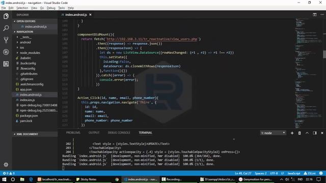 React Native - CRUD with Rest API PHP (Final) смотреть онлайн