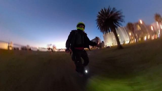 EUC Ride KS16S Kingsong Pocitos Montevideo Uruguay GoPro Fusion