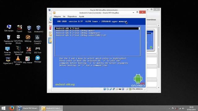 Android 4.3 PC x86 en VirtualBox смотреть онлайн
