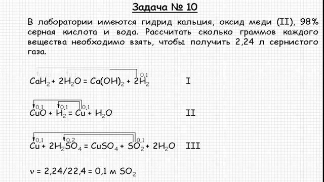 Неорганическая химия. Решение задачи #10 по теме Водород смотреть онлайн