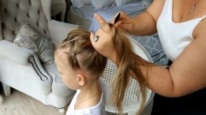 Детская прическа в садик 2