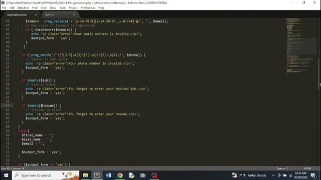 Vlog 273, Using Regular Expressions with PHP for Form Validation - Learning Software Development смотреть онлайн