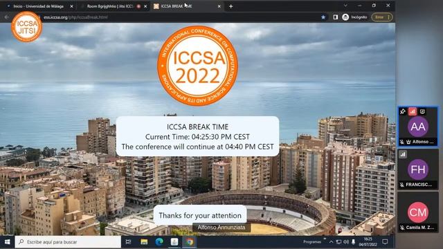 ICCSA 2022 4th July Session afternoon B смотреть онлайн