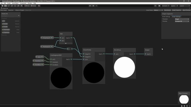 Drawing a Line Segment in the URP Shader Graph with 2D SDFs! ✔️ 2021.1 | Unity Game Dev Tutorial смотреть онлайн