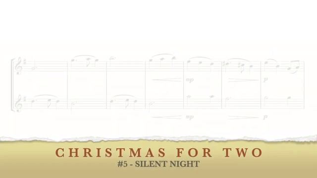 Christmas for Two: 7 Easy Carol Duets for Alto Saxophones (Score Samples) смотреть онлайн