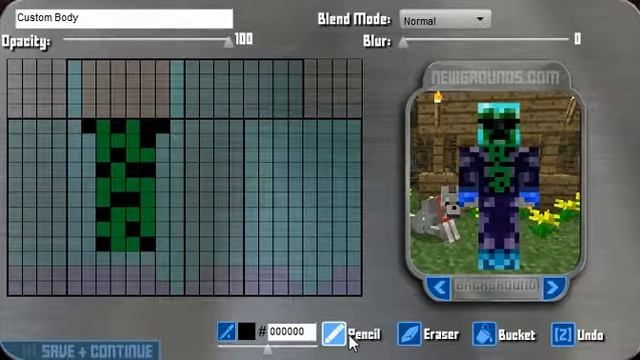 Создаю скин-(Крутой крипер) смотреть онлайн